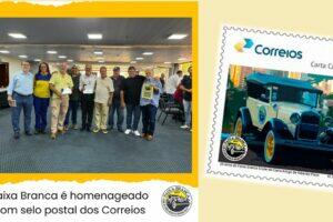 Clube Faixa Branca foi homenageado com selo postal dos Correios em comemoração aos seus 35 anos
