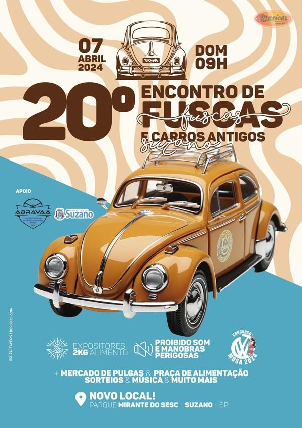 20º Encontro de Fuscas e Carros Antigos em Suzano, SP