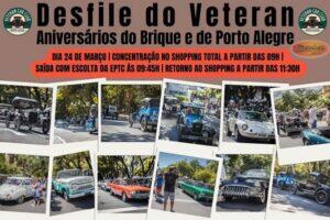 Desfile do Veteran do Car Club Porto Alegre