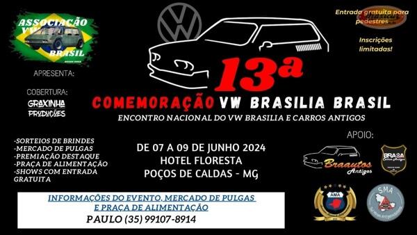 13ª Comemoração VW Brasília Brasil