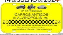 9ª Exposição de Carros Antigos em Alvinópolis