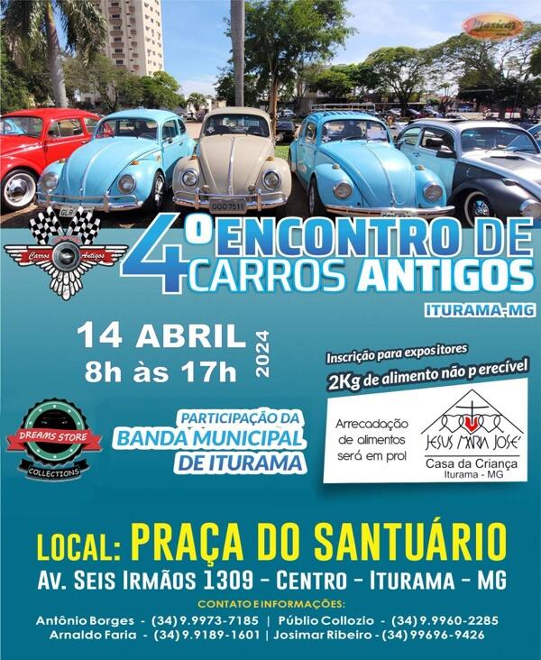 4º Encontro de Carros Antigos de Iturama