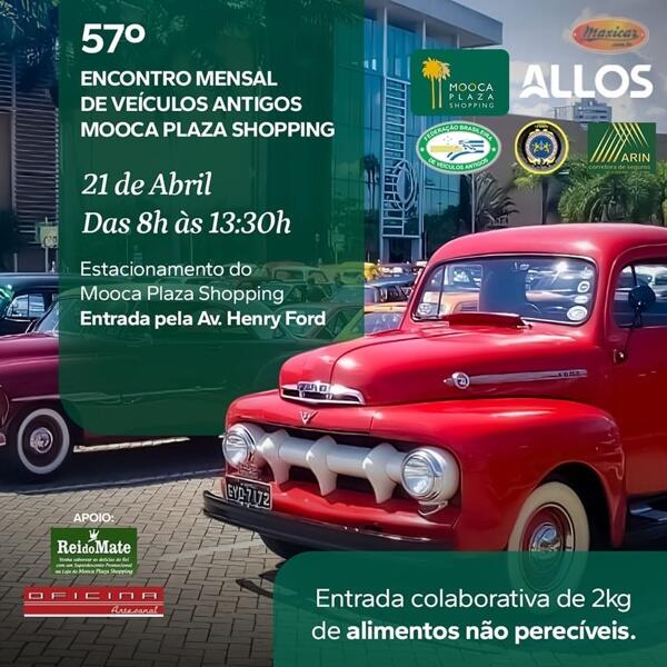 57º Encontro Mensal de Veículos Antigos Mooca Plaza Shopping