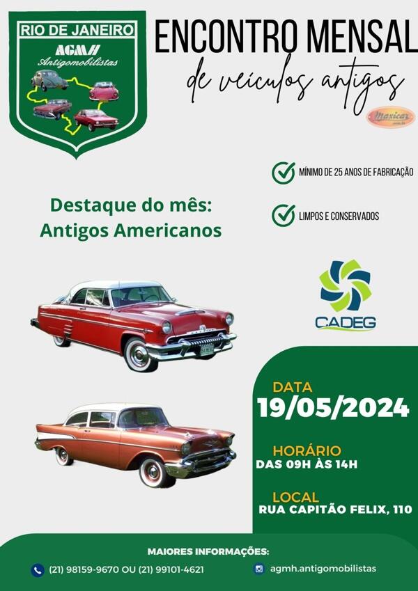 Encontro Mensal de Veículos Antigos AGMH