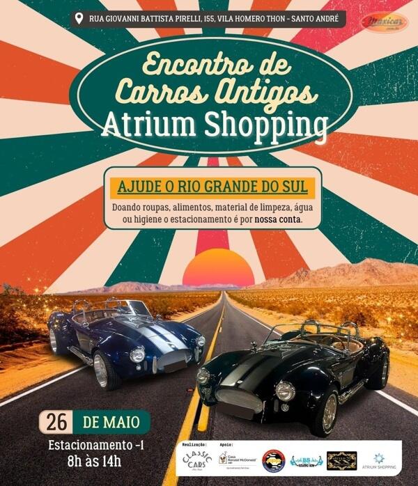 Encontro de Carros Antigos Atrium Shopping