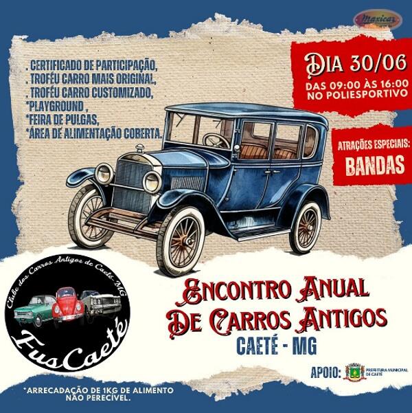 Encontro Anual de Carros Antigos de Caeté