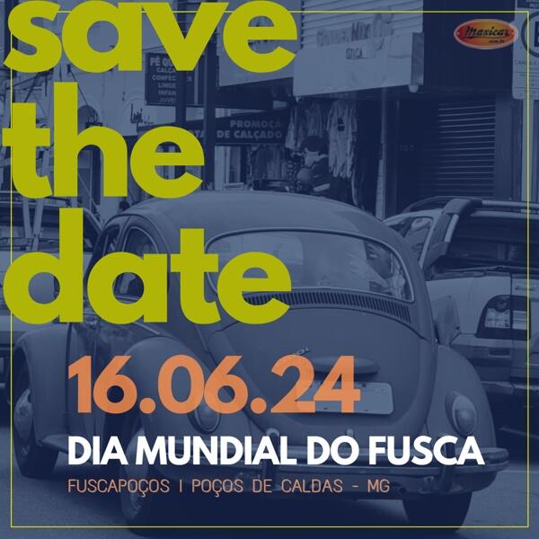 Dia Mundial do Fusca em Poços de Caldas