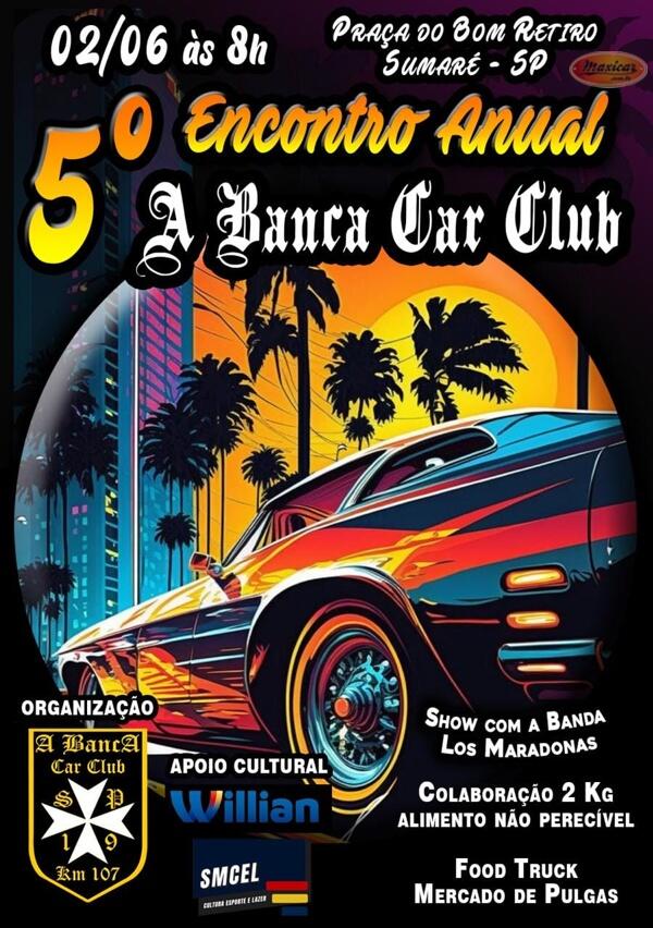 5º Encontro Anual de Carros Antigos de Sumaré