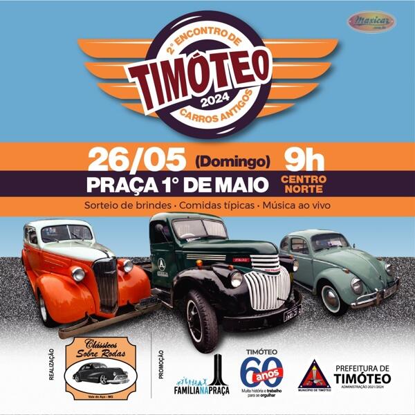 2º Encontro de Carros Antigos de Timóteo