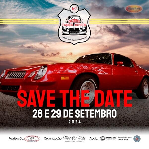 16º Encontro de Carros Antigos em Alfenas