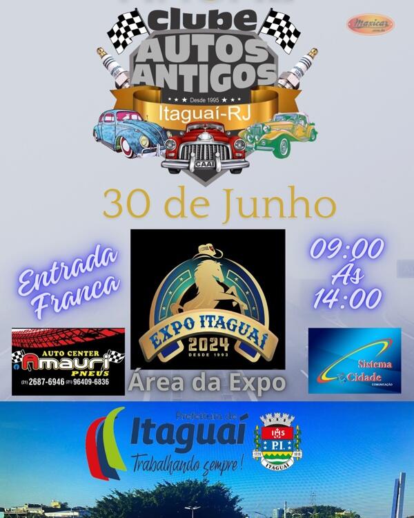 Encontro Anual de Carros Antigos em Itaguaí