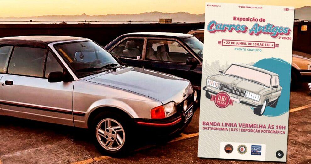 Ilha Plaza promove exposição gratuita de carros antigos