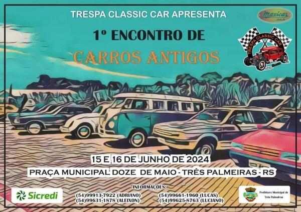 1º Encontro de Carros Antigos e Clássicos Trespa Classic Car