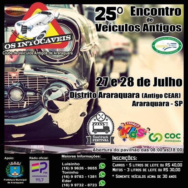25º Encontro de Veículos Antigos de Araraquara