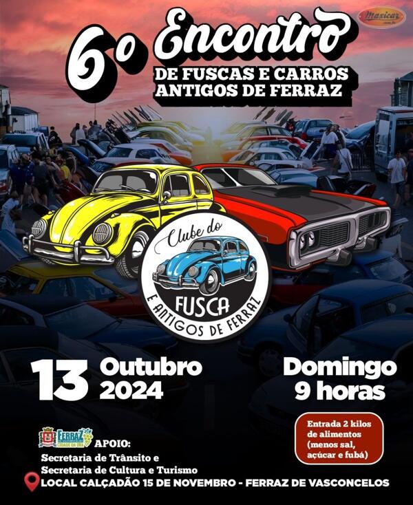 6º Encontro de Fuscas e Carros Antigos de Ferraz de Vasconcelos