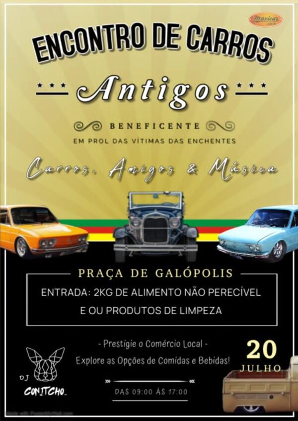 Encontro de Carros Antigos Beneficente