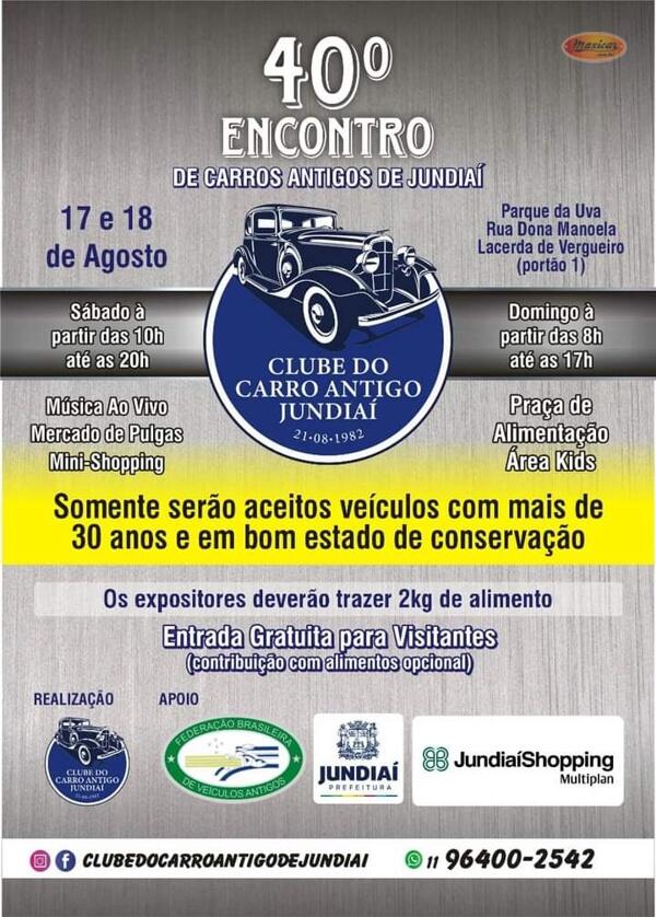 40º Encontro de Carros Antigos de Jundiaí