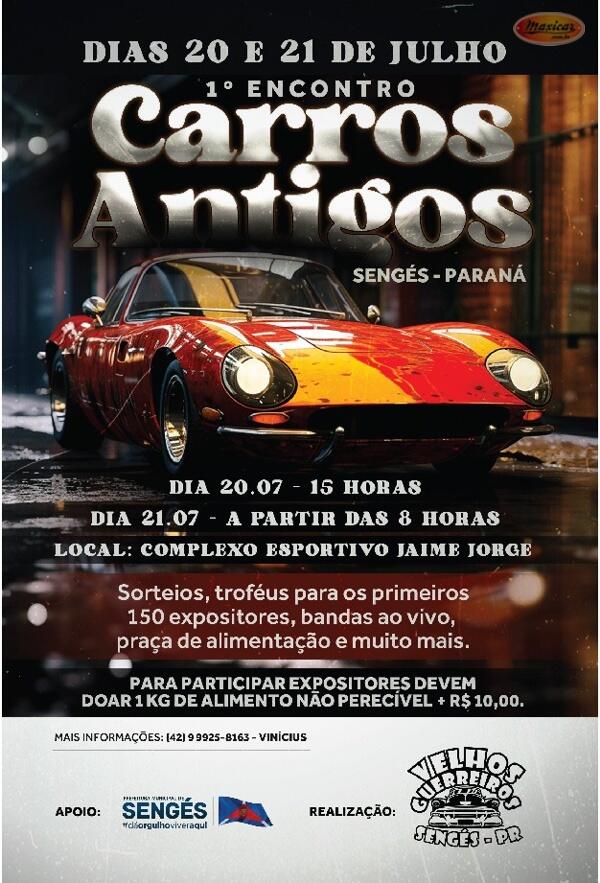 1° Encontro de Veículos Antigos de Sengés