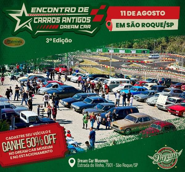 3º Encontro de Carros Antigos Dream Car