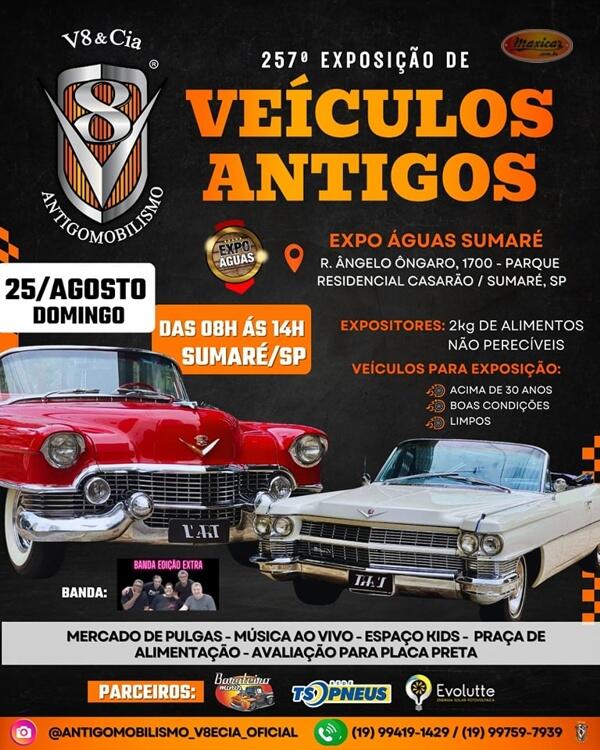 257º Exposição de Veículos Antigos do V8&Cia