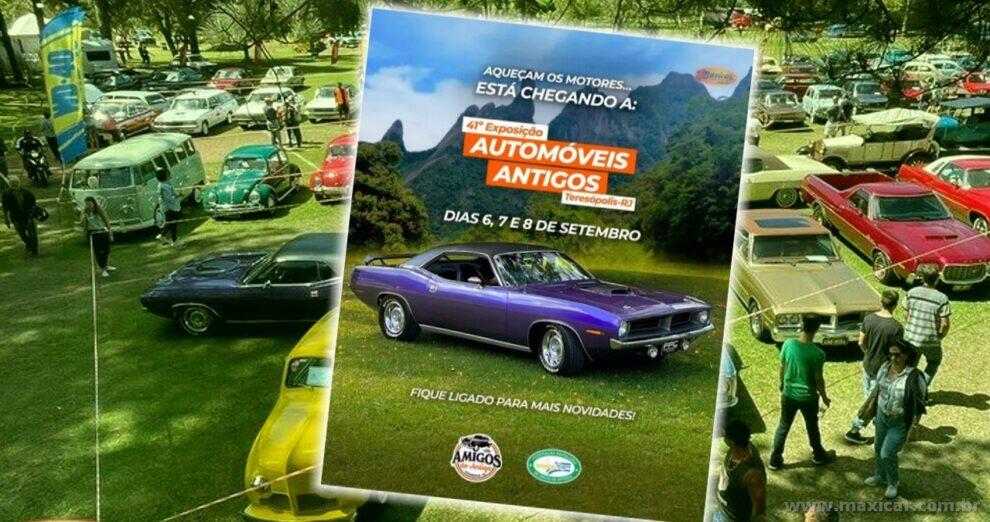 41ª Exposição de Automóveis Antigos de Teresópolis começa neste fim de semana