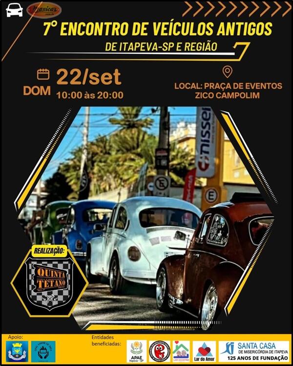 7º Encontro de Veículos Antigos de Itapeva e Região