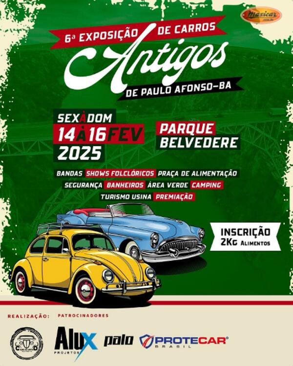 6ª Exposição de Carros Antigos de Paulo Afonso