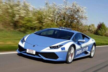 Lamborghini e a Polícia