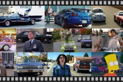 carros do cinema e TV