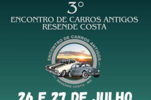 3º Encontro de Carros Antigos de Resende Costa