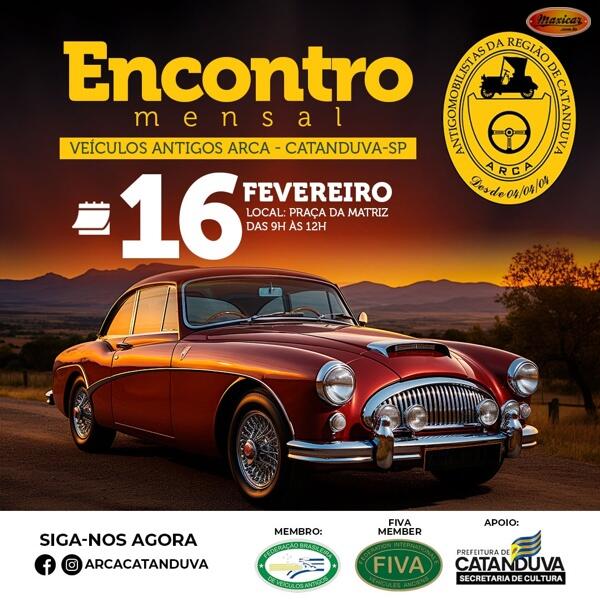 Encontro Mensal de Veículos Antigos ARCA