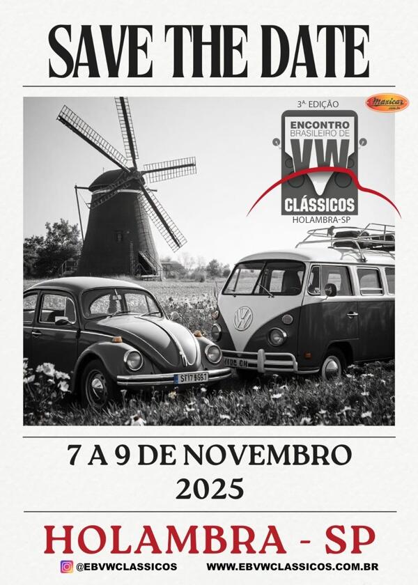 3º EBVW - Encontro Brasileiro de VW Clássicos