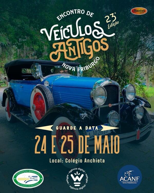 23º Encontro de Veículos Antigos de Nova Friburgo