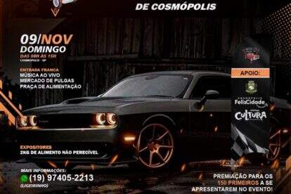 3º Encontro Anual dos Amigos dos Carros Antigos de Cosmópolis