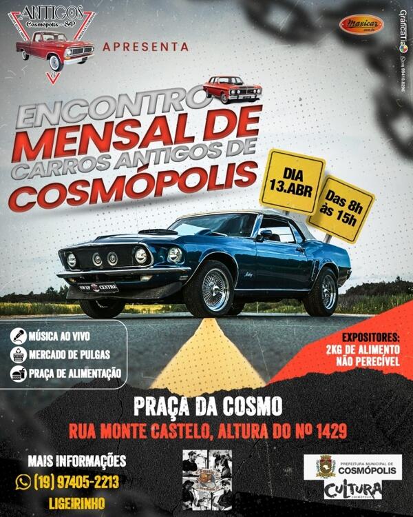 Encontro Mensal de Carros Antigos de Cosmópolis