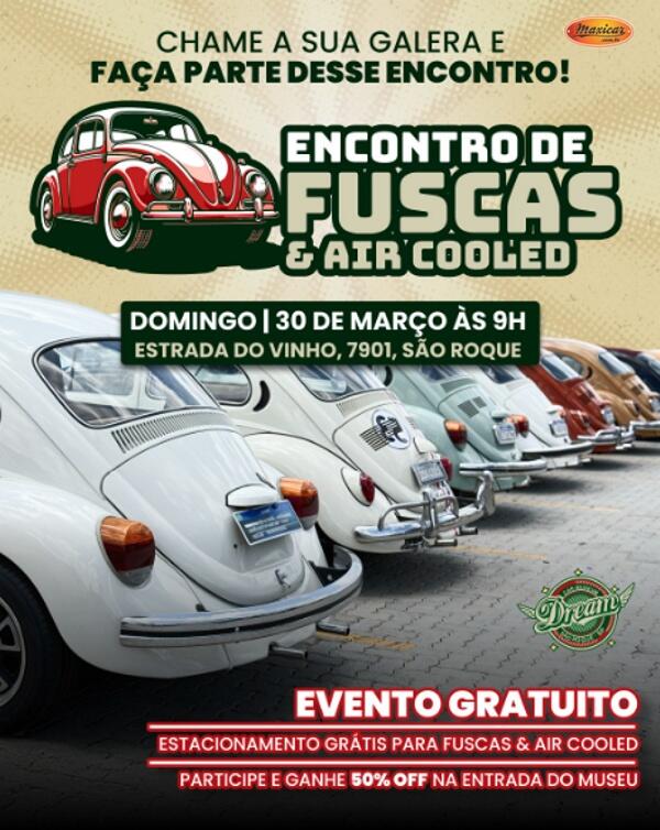 Encontro de Fuscas & Aircooled no Dream Car