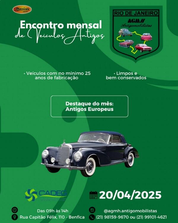 Encontro Mensal de Veículos Antigos AGMH