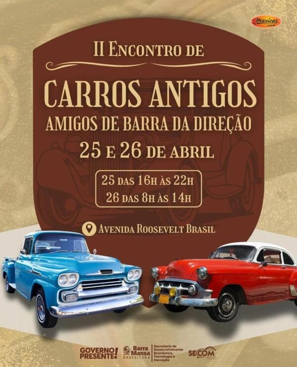 II Encontro de Carros Antigos Amigos da Barra de Direção