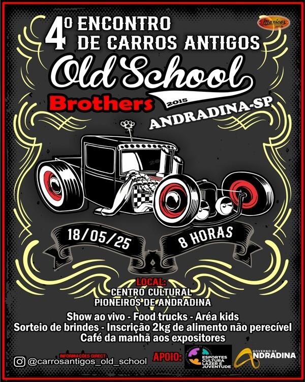 4º Encontro de Carros Antigos Old School Brothers