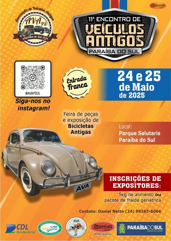 11º Encontro de Veículos Antigos de Paraíba do Sul