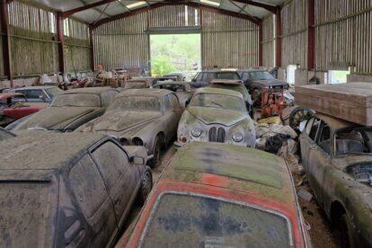 carros antigos escondidos