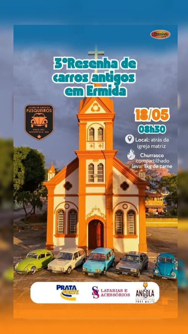 3ª Resenha de Carros Antigos em Ermida