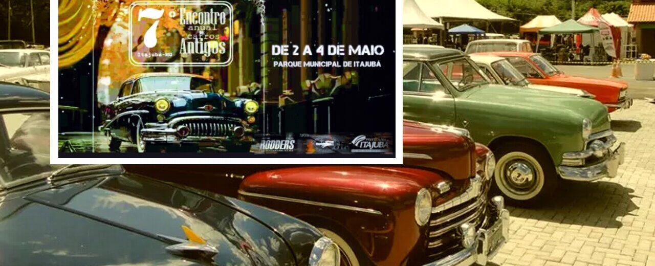 7º Encontro de Carros Antigos de Itajubá acontece de 2 a 4 de maio