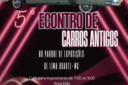 5º Encontro de Carros Antigos em Lima Duarte