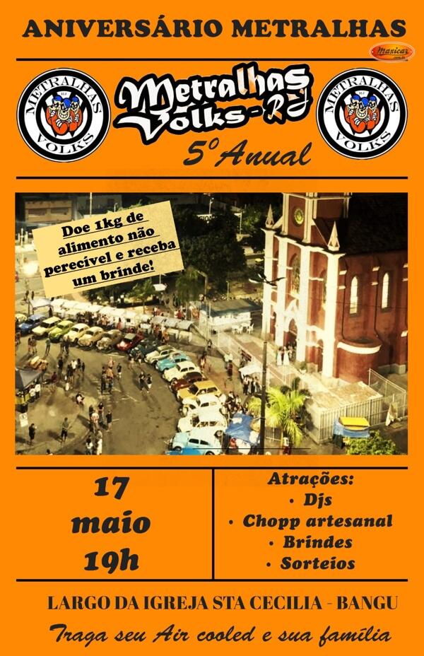 Aniversário de 5 anos dos Metralhas Volks RJ