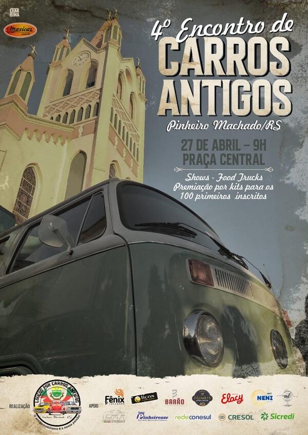 4º Encontro de Carros Antigos em Pinheiro Machado