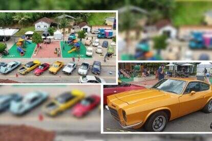 Puma Clube do ES marcando presença no Encontro de carros antigos em Marechal Floriano