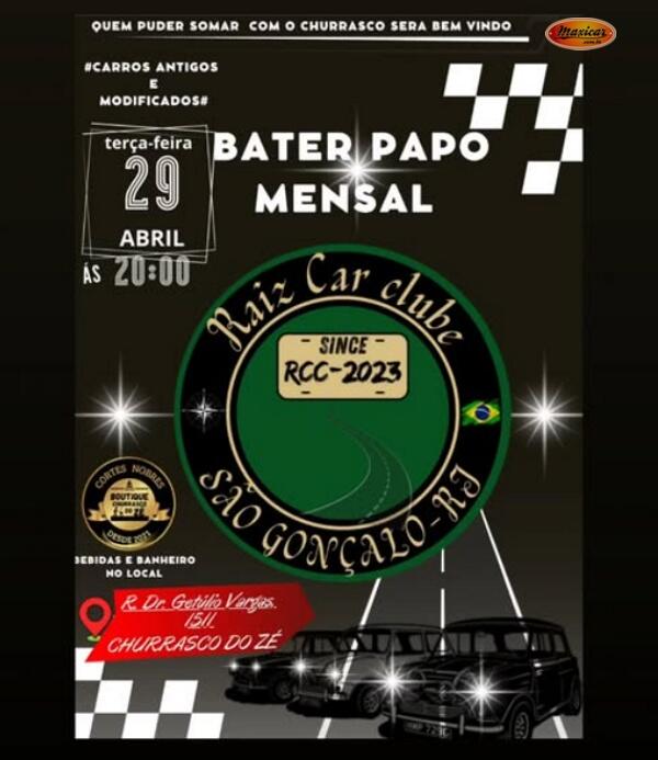 Bate Papo Mensal Raiz Car Clube