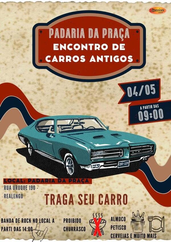 Encontro de Carros Antigos em Realengo