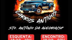 11º Encontro de Carros antigos de Santo Antônio da Alegria